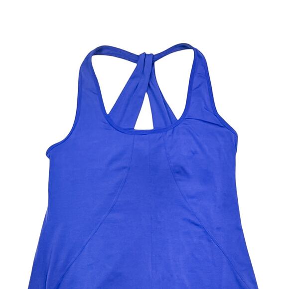 Lolé Blue 4-Way Stretch Active Racerback Dress - XS - Picture 4 of 10